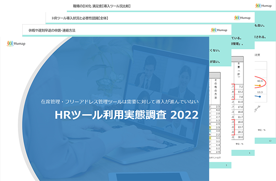 HRツール利用実態調査2022〜在席管理・フリーアドレス管理ツールは需要に対して導入が進んでいない〜