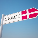 Denmark Flag Sign