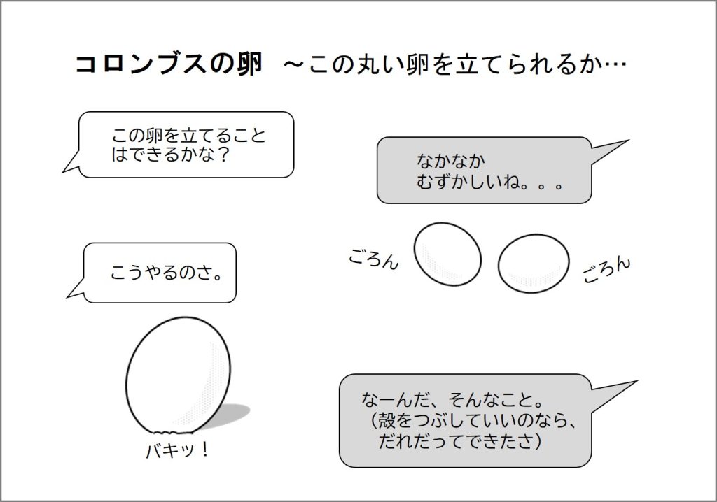 入門コンセプチュアル思考　コロンブスの卵1