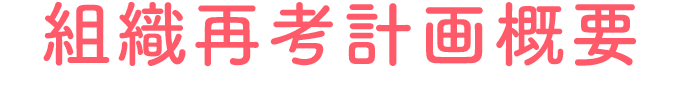 組織再考計画概要