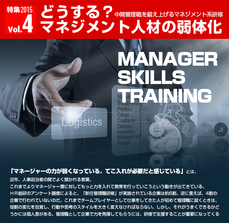 マネジメント系研修 MANAGER SKILLS TRAINING